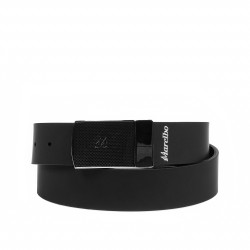 Cintura uomo 62b bicolore biz blu+nero opaco