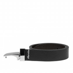 Cintura uomo 62b bicolore nero biz + marrone biz