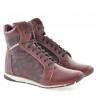 Stivaletti donna 3275 bordeaux combinato