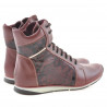 Stivaletti donna 3275 bordeaux combinato