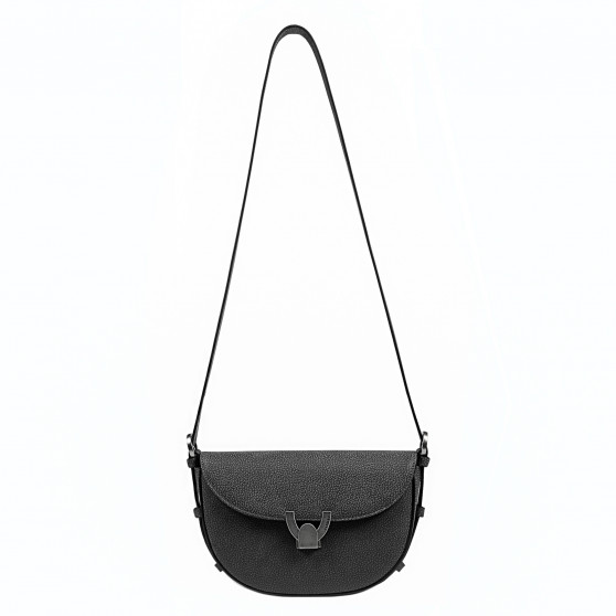 Borsa da donna a spalla 035g 01 nero combinato