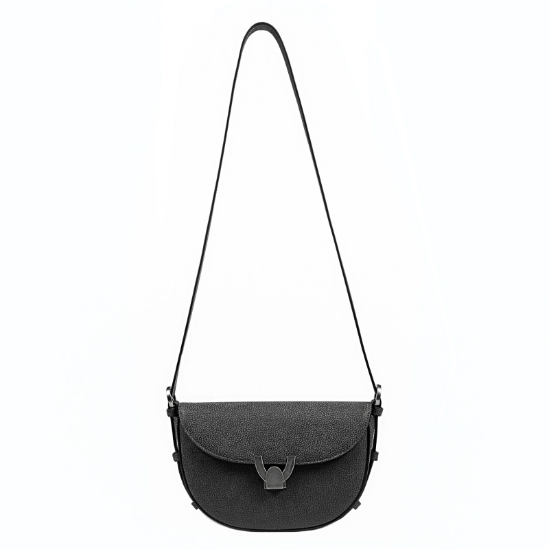 Borsa da donna a spalla 035g 01 nero combinato