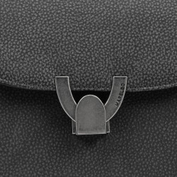Borsa da donna a spalla 035g 01 nero combinato
