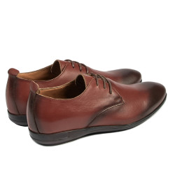 Scarpe eleganti adolescenti 370 a cognac