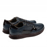 Scarpe casual/sport uomo 916-1 indaco combinato