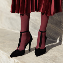 Scarpe eleganti donna 1323 nero velluto