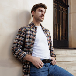 Cintura uomo 70b biz marrone lifestyle