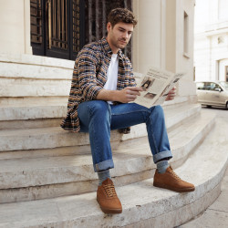 Scarpe casual/sport uomo 968 bufo marrone lifestyle