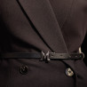 Cintura donna 42-1m nero pressato lifestyle