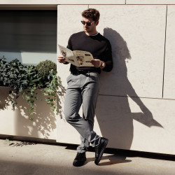 Scarpe casual/sport uomo 970-1 nero