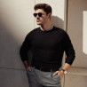 Cintura uomo 70b nero lucido lifestyle