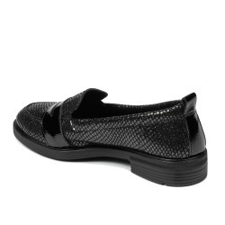 Scarpe casual/eleganti donna 6037 nero perlato combinato