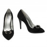 Scarpe eleganti donna 1279 nero antilope
