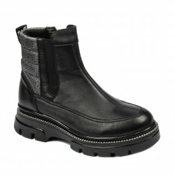 Stivaletti donna 3357 nero combinato