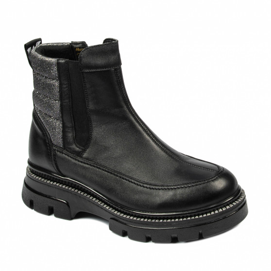 Stivaletti donna 3357 nero combinato
