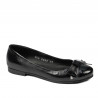 Ballerine donna 6033 nero combinato