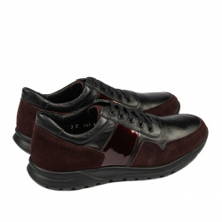 Scarpe sportive uomo 846 bordeaux combinato