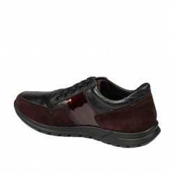 Scarpe sportive uomo 846 bordeaux combinato