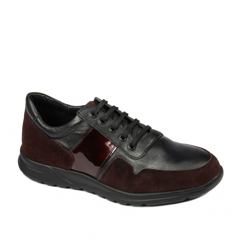 Scarpe sportive uomo 846 bordeaux combinato