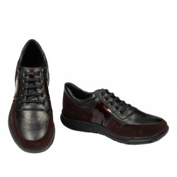 Scarpe sportive uomo 846 bordeaux combinato