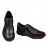 Scarpe sportive uomo 846 bordeaux combinato