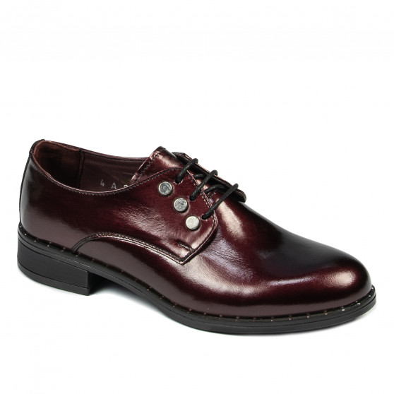 Scarpe casual donna 6020 vernice bordeaux