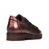 Scarpe casual donna 6026 bordeaux perlato combinato