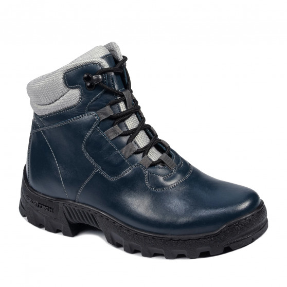 Stivaletti uomo 4142 indaco combinato
