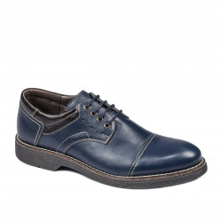 Scarpe casual uomo 848 indigo+cafe