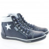 Stivali donna 3274 indaco+bianco