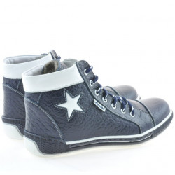 Stivali donna 3274 indaco+bianco
