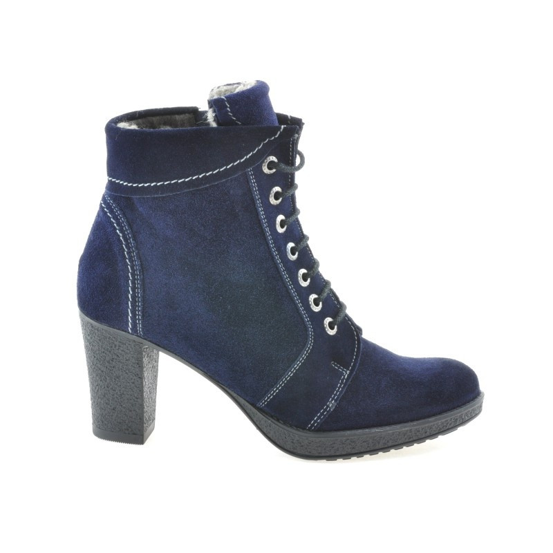 Stivaletti donna 3231 indaco velour