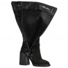 Stivali donna 1185 bufalo nero combinato