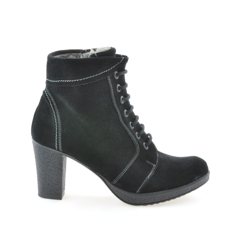 Stivaletti donna 3231 nero velluto