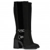 Stivali donna 1185 bufalo nero combinato