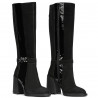 Stivali donna 1185 bufalo nero combinato
