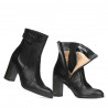 Scarpe donna 1177 nero satinato