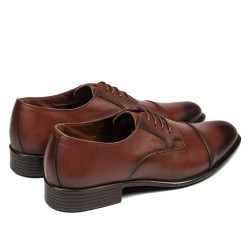 Scarpe eleganti uomo 838 a cognac