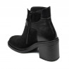 Stivaletti donna 3400 bufalo nero combinato