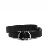 Cintura donna 37m nero pressato