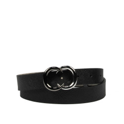 Cintura donna 37m nero pressato