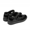 Scarpe per bambini piccoli 56c in vernice nera combinata
