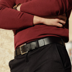 Cintura uomo 34b biz nero lifestyle