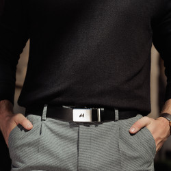 Cintura uomo 76b nero lifestyle