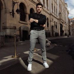 Cintura uomo 76b nero lifestyle