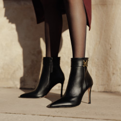 Stivaletti con tacco donna 1400 nero lifestyle