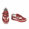 Scarpe per bambini piccoli 16-1c rosso+bianco