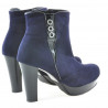 Stivaletti donna 1138 indigo antilope combinato
