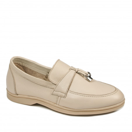 Mocassini donna 6054 crema