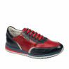 Scarpe sportive adolescenti 374 indaco+rosso